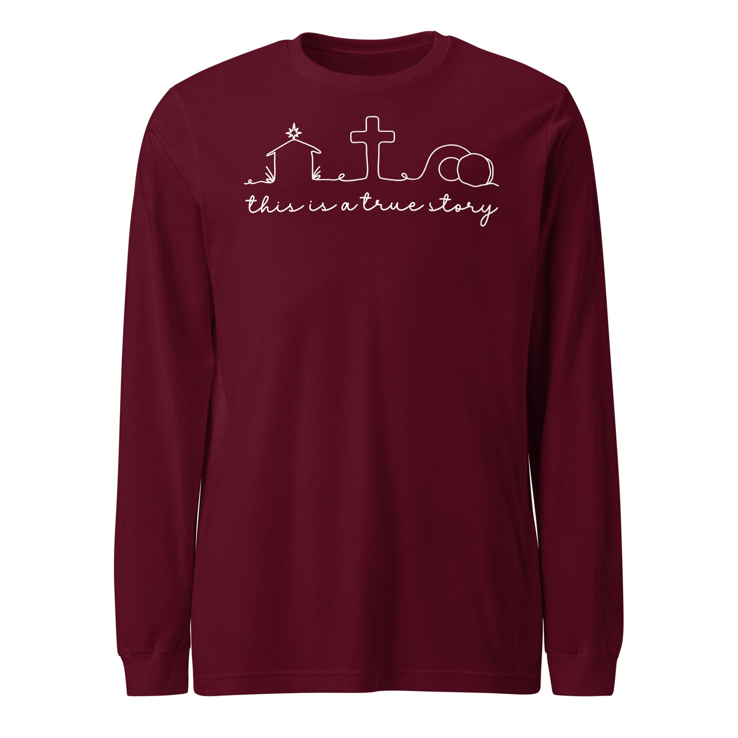 This is a True Story (W) Women's Triblend Long Sleeve Tee