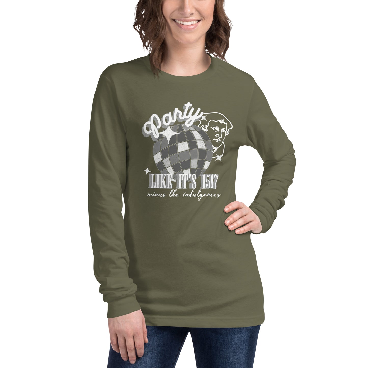 Party Like It's 1517 (W) Reformation Day Unisex Long Sleeve Tee