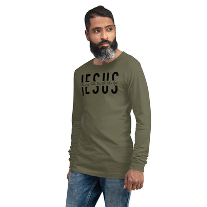 Jesus the Way the Truth the Life Men's Long Sleeve Tee