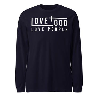 Love God Love People (W) Men's Long Sleeve Tee