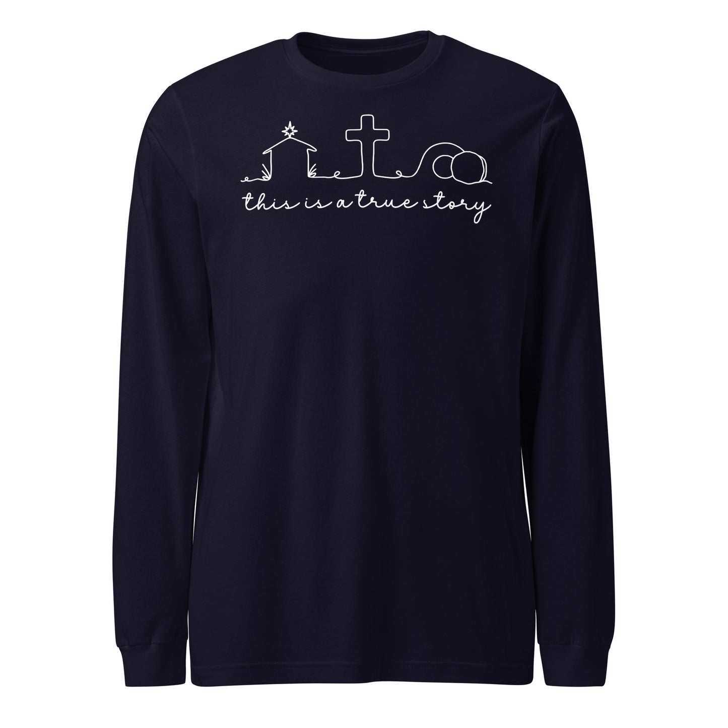 This is a True Story (W) Women's Triblend Long Sleeve Tee