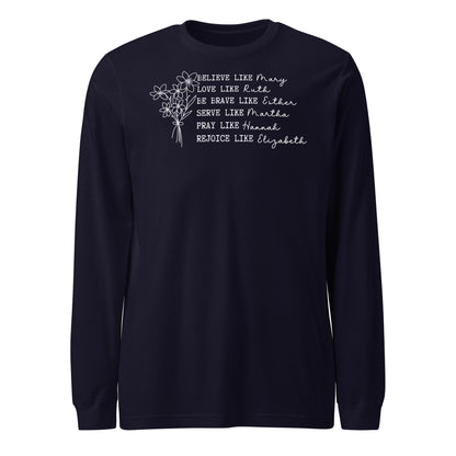 Women of the Faith Women's Long Sleeve Tee