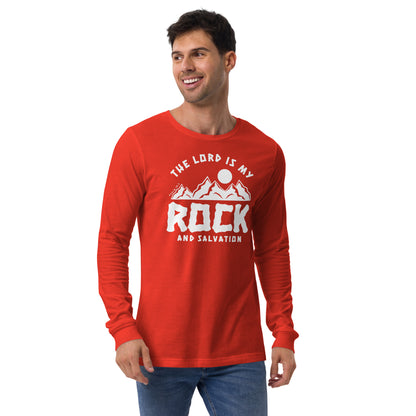 The Lord is My Rock and My Salvation Men's Long Sleeve Tee