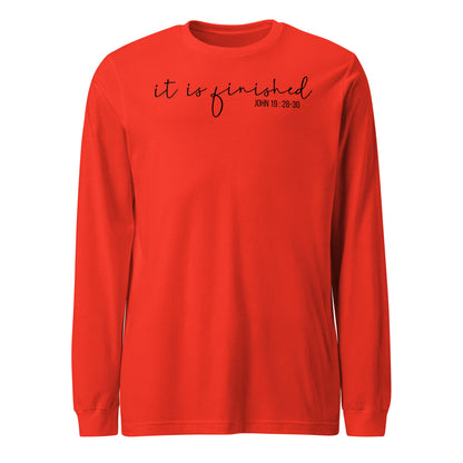 In Is Finished Women's Long Sleeve Tee