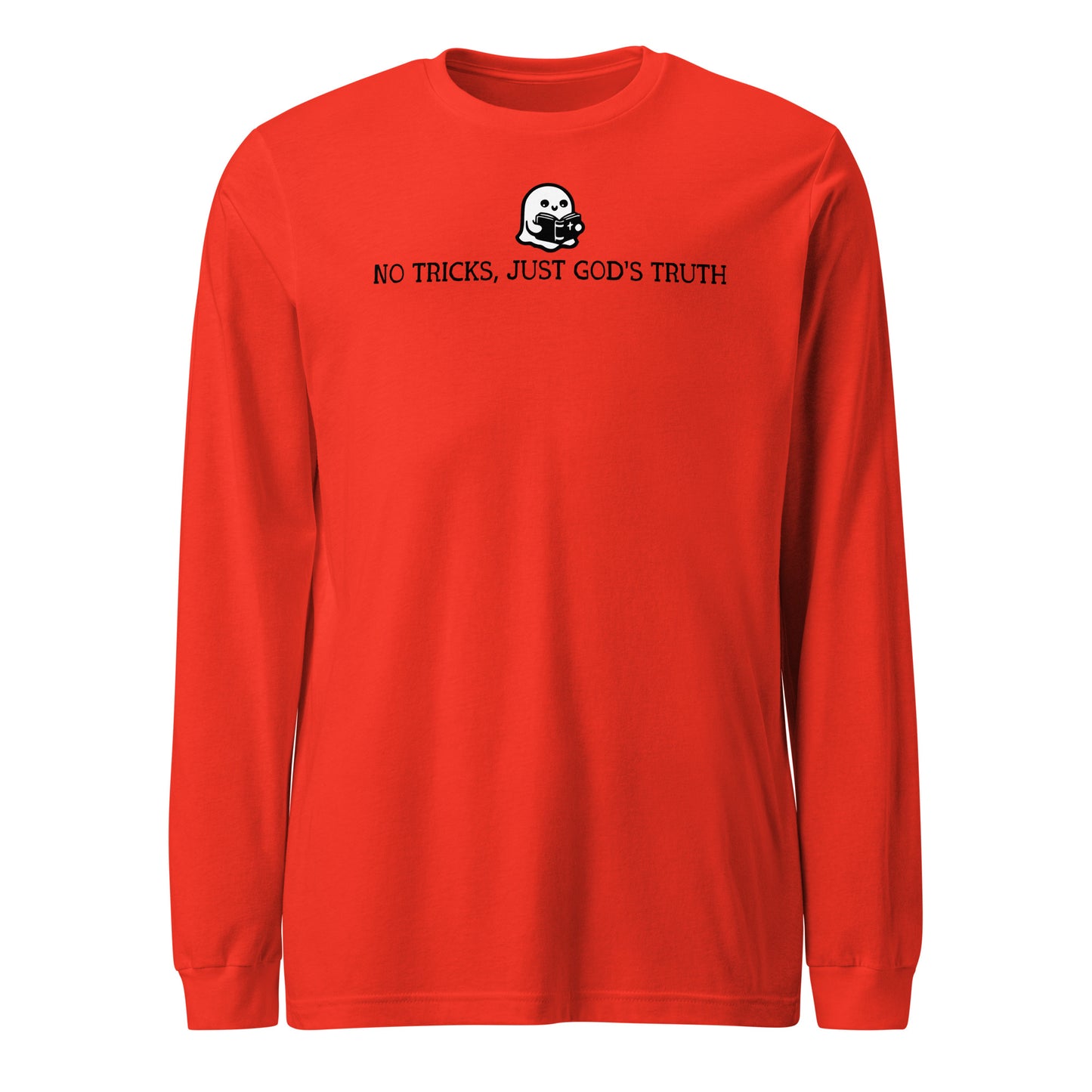 No Tricks Just God's Truth (Bible) Unisex Long Sleeve Tee