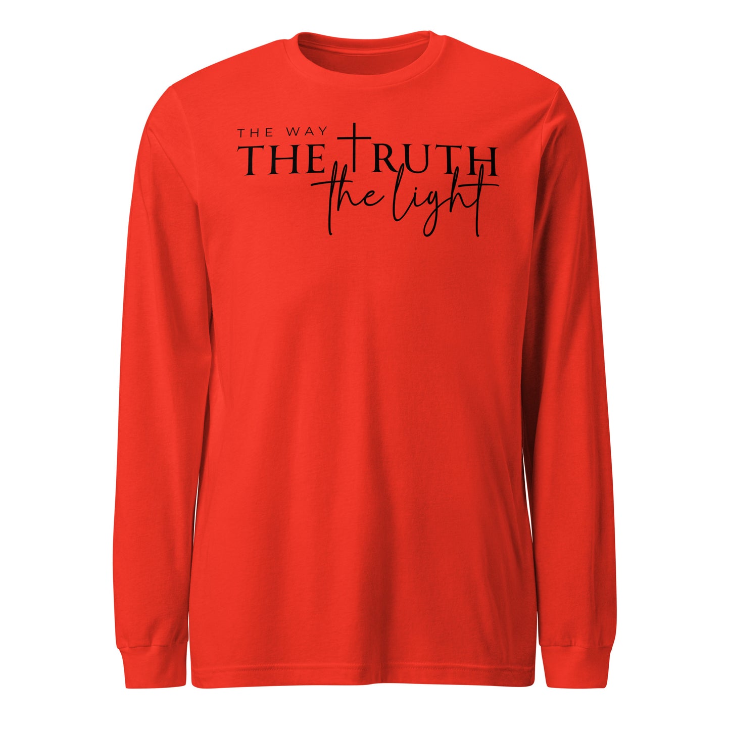 The Way the Truth the Light Unisex Long Sleeve Tee