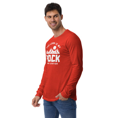 The Lord is My Rock and My Salvation Men's Long Sleeve Tee