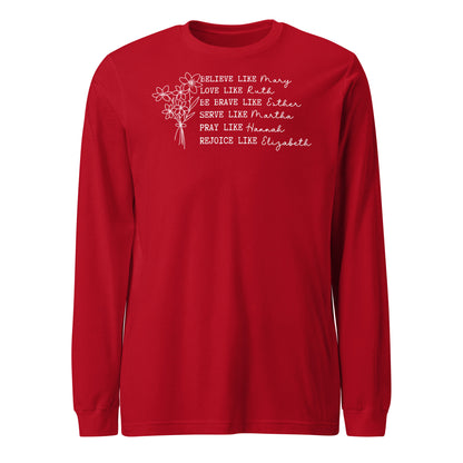 Women of the Faith Women's Long Sleeve Tee