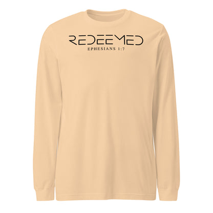 Redeemed Ephesians 1:7 Men's Long Sleeve Tee