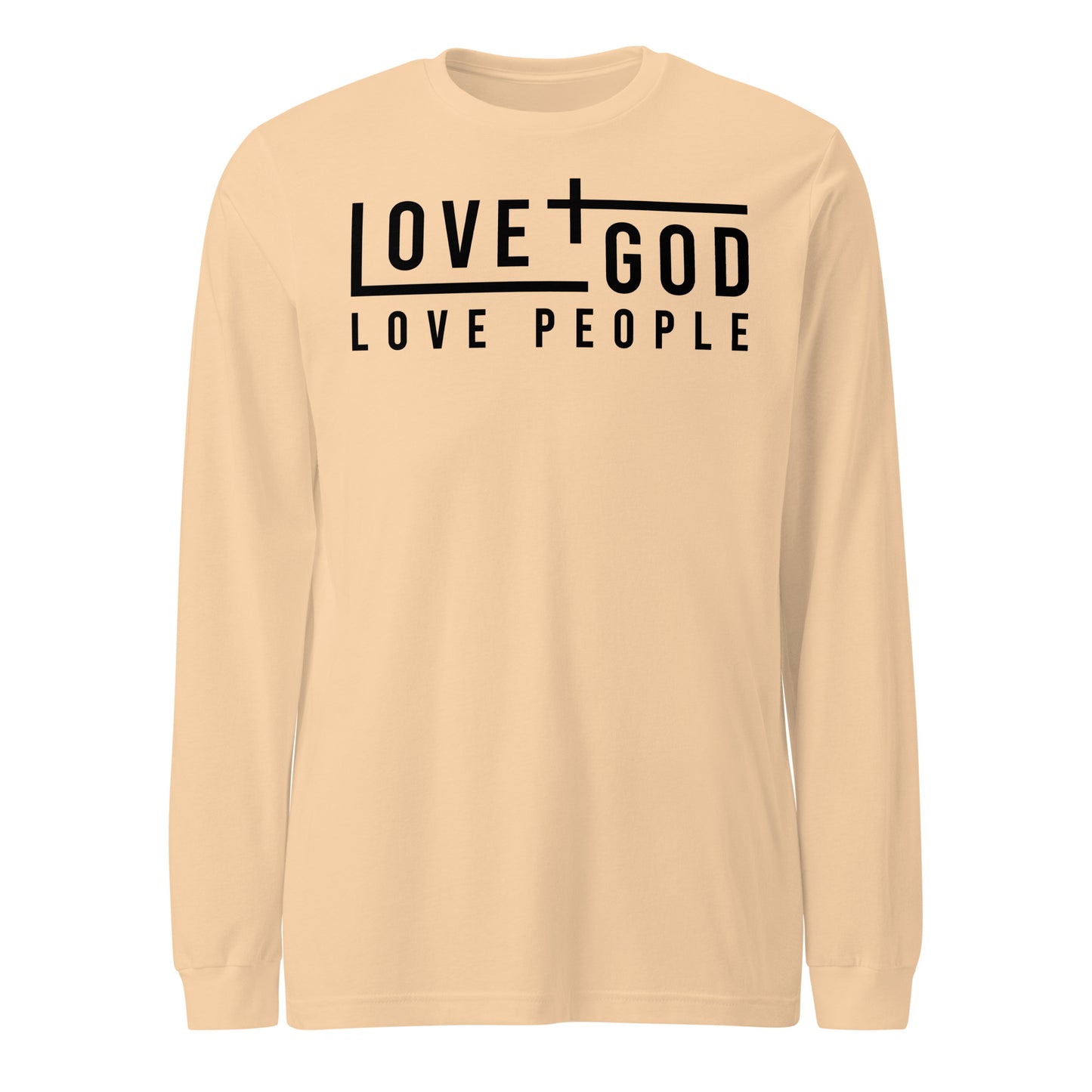 Love God Love People Men's Long Sleeve Tee