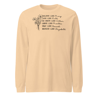 Women of the Faith Women's Long Sleeve Tee