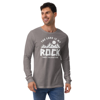 The Lord is My Rock and My Salvation Men's Long Sleeve Tee