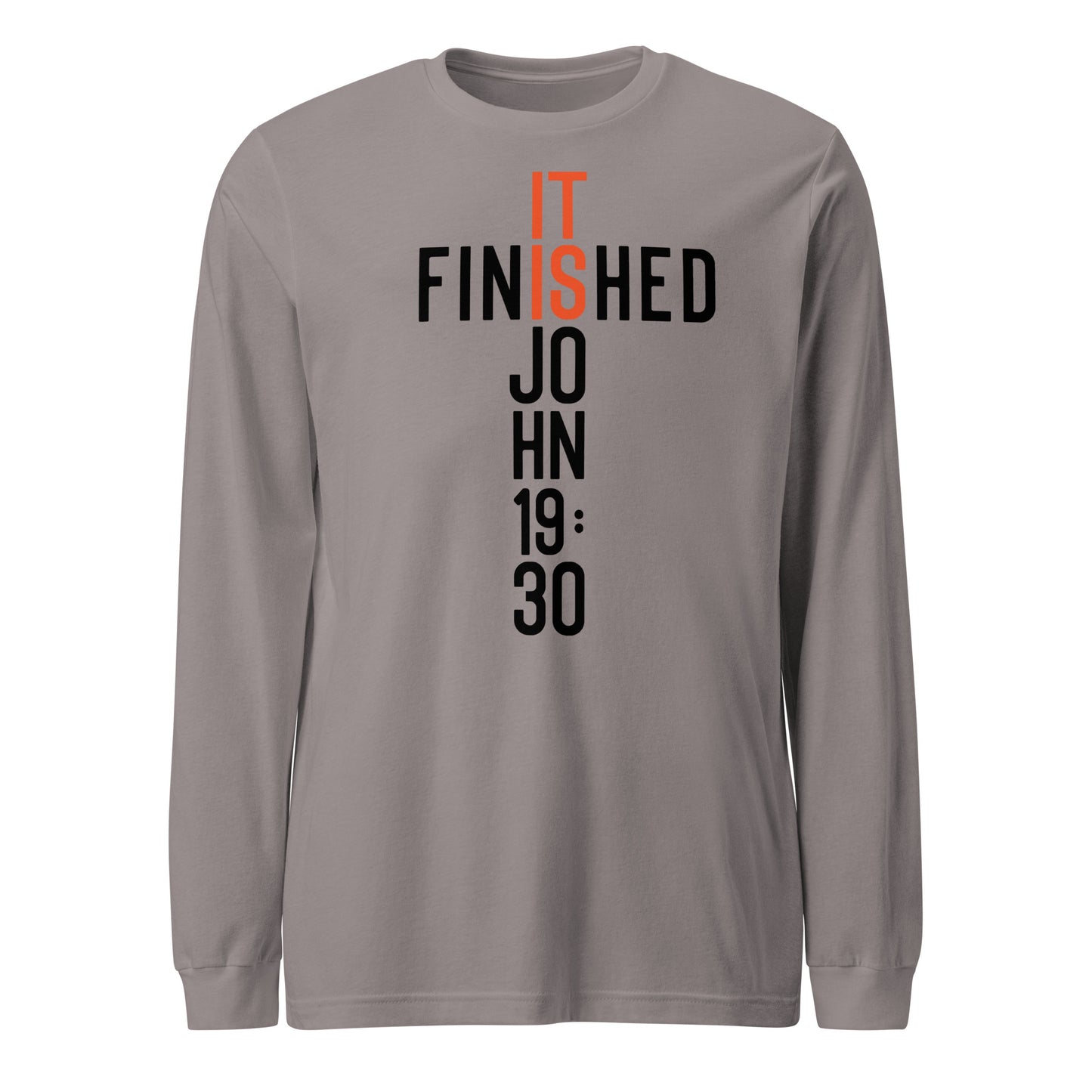 It is Finished John 19:30 Men's Long Sleeve Tee