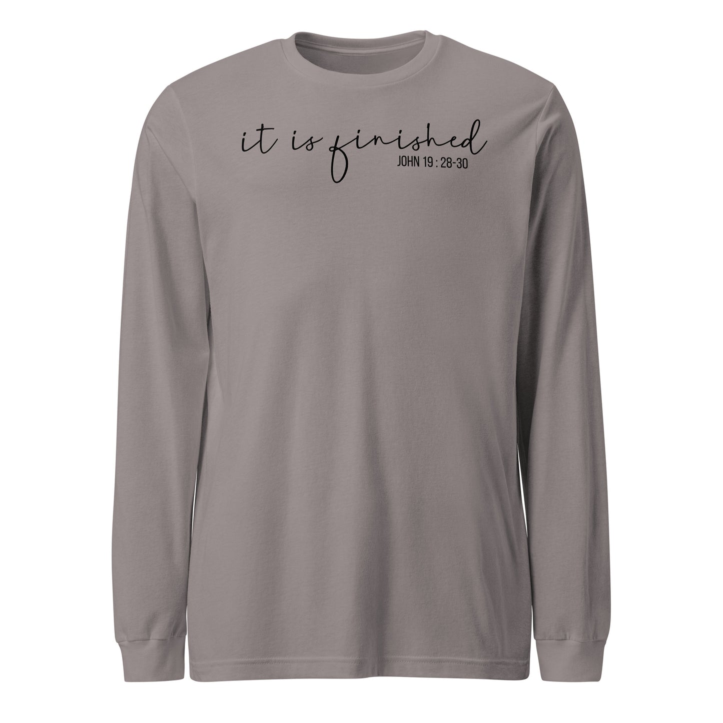 In Is Finished Women's Long Sleeve Tee