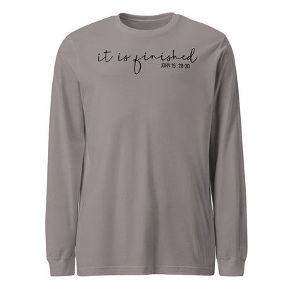 In Is Finished Women's Long Sleeve Tee