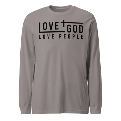 Love God Love People Men's Long Sleeve Tee