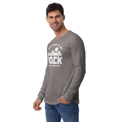 The Lord is My Rock and My Salvation Men's Long Sleeve Tee