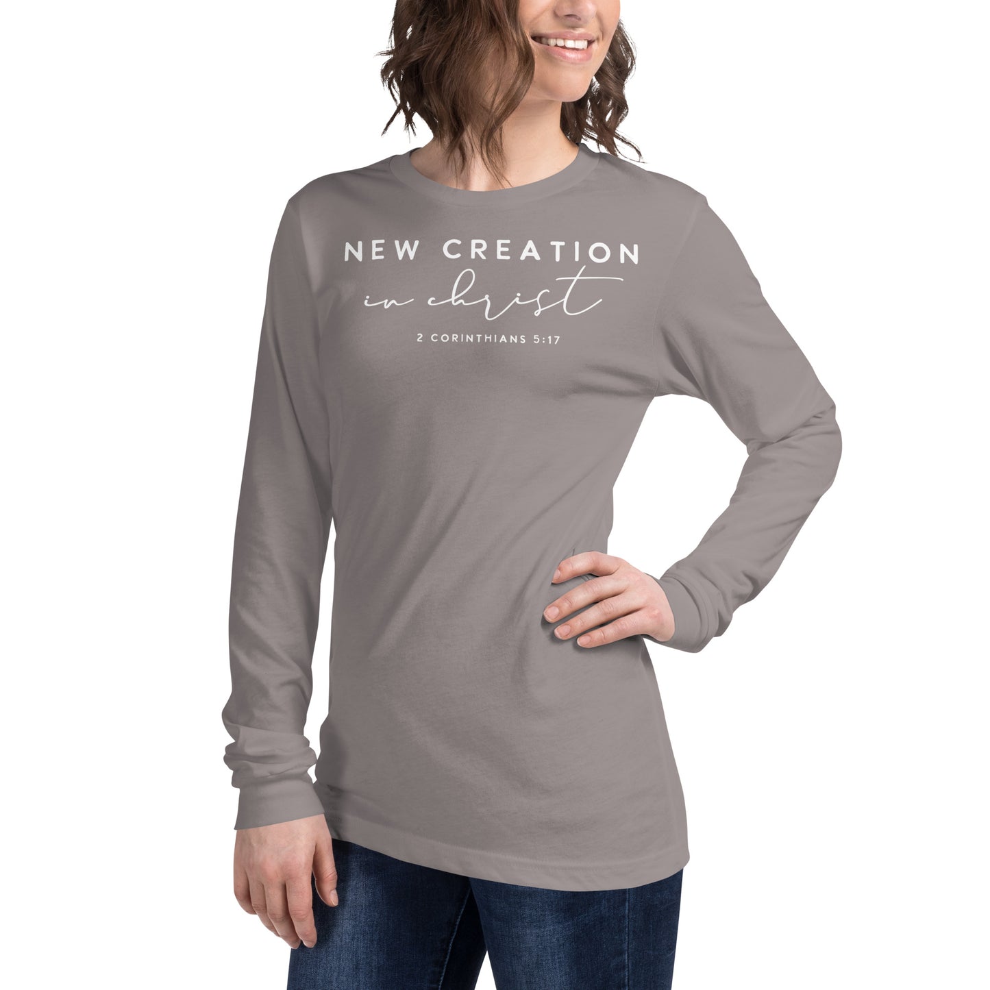 New Creation in Christ (W) Women's Long Sleeve Tee