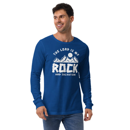 The Lord is My Rock and My Salvation Men's Long Sleeve Tee