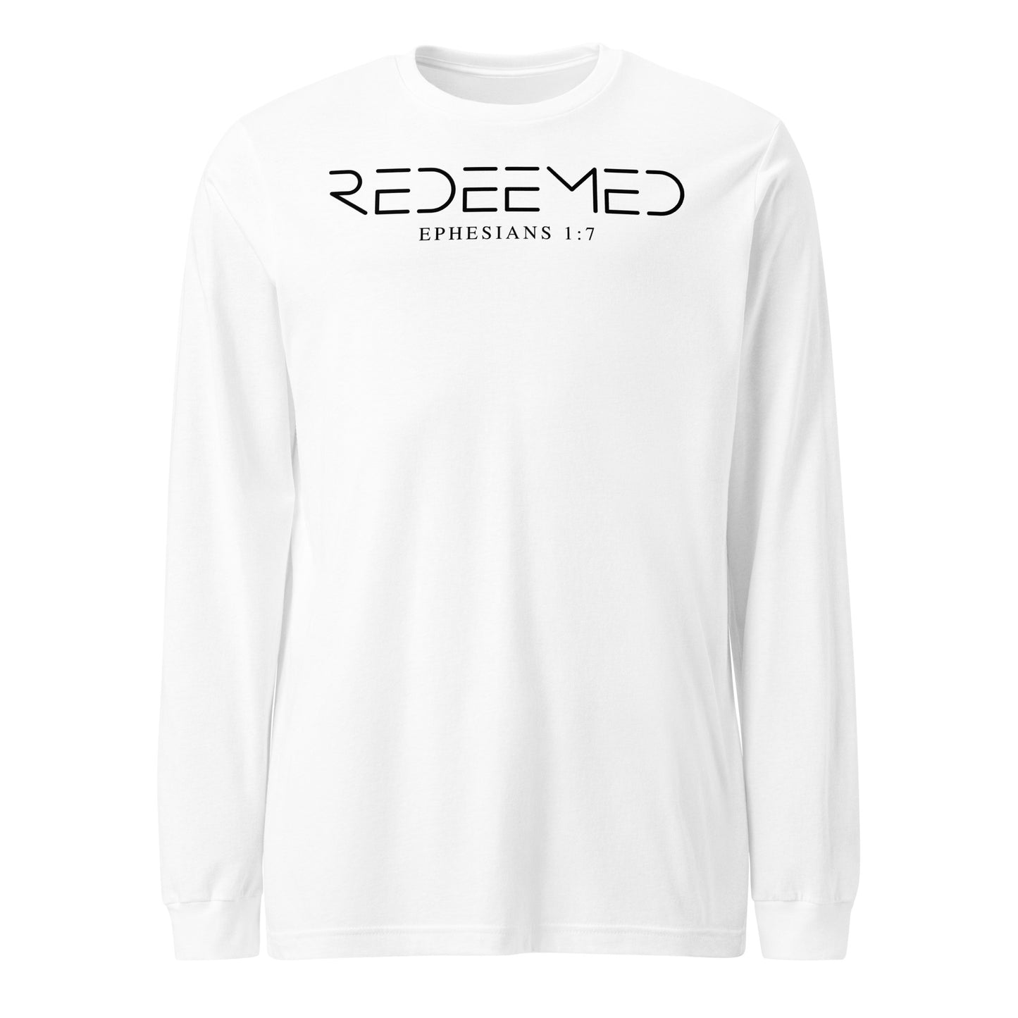 Redeemed Ephesians 1:7 Men's Long Sleeve Tee