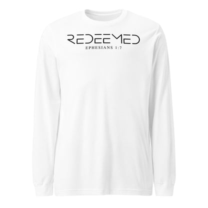 Redeemed Ephesians 1:7 Men's Long Sleeve Tee