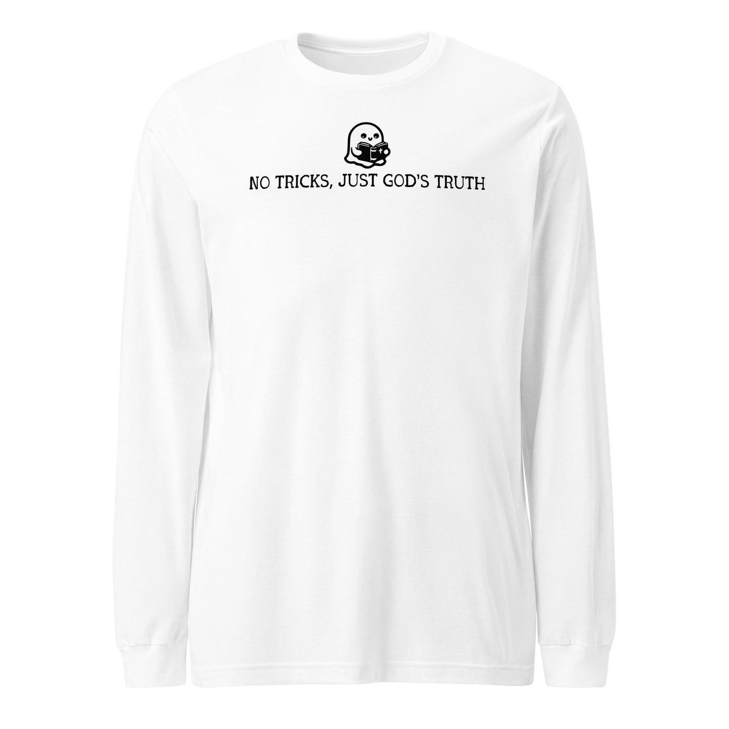 No Tricks Just God's Truth (Bible) Unisex Long Sleeve Tee