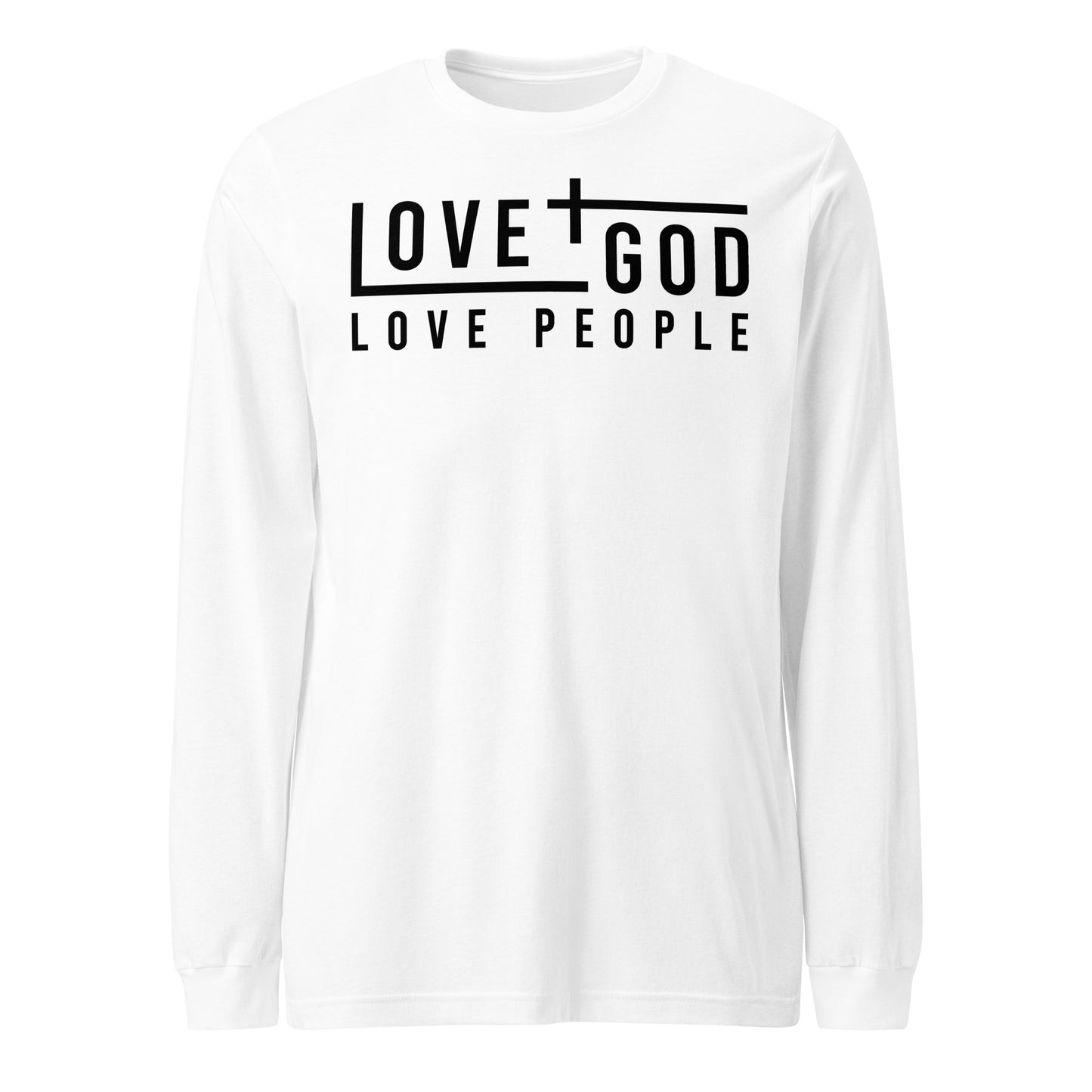 Love God Love People Men's Long Sleeve Tee