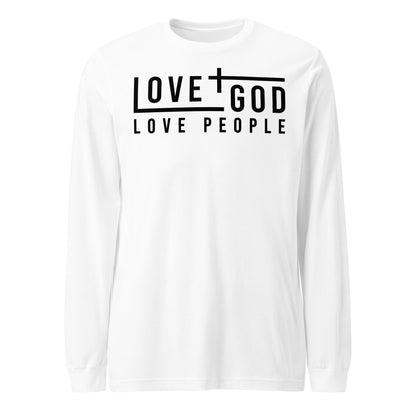 Love God Love People Men's Long Sleeve Tee