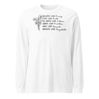 Women of the Faith Women's Long Sleeve Tee