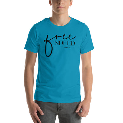 Free Indeed John 8:36 Men's T-shirt