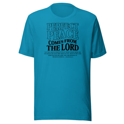 Perfect Peace Comes from the Lord Men's T-shirt