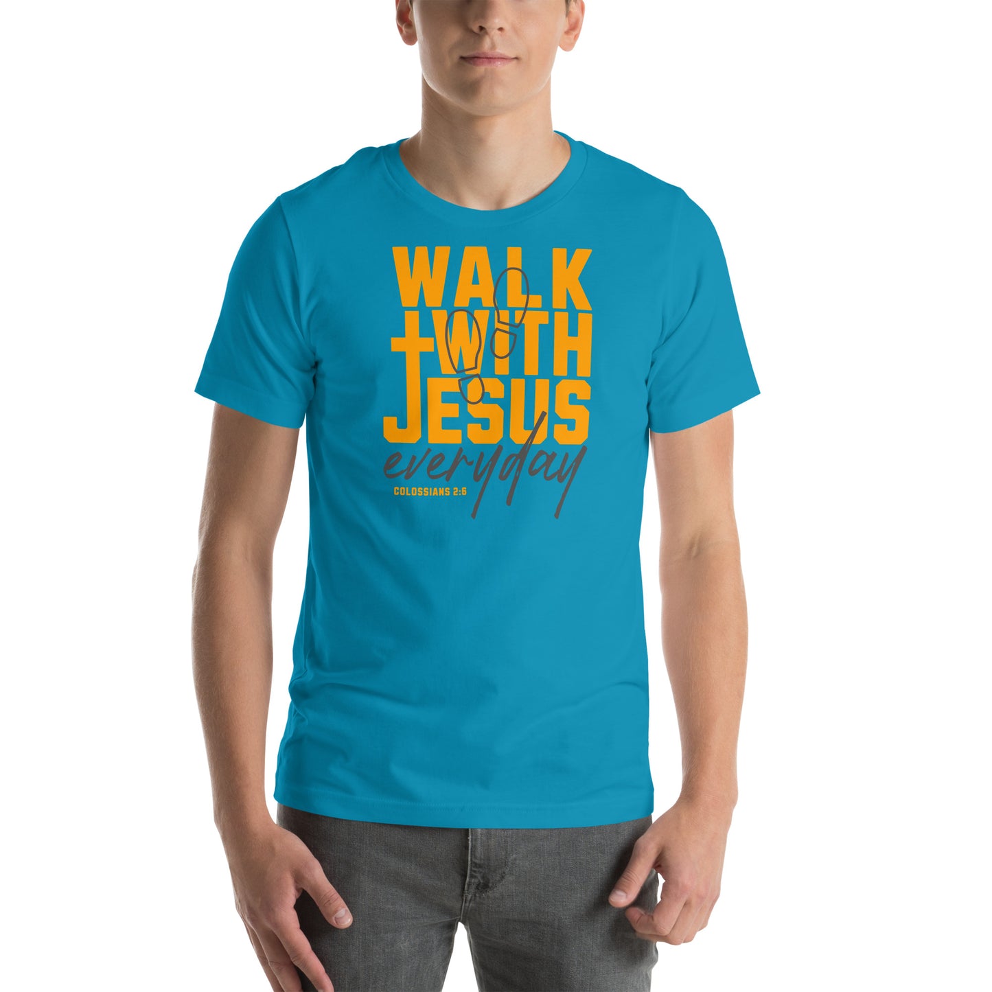 Walk with Jesus Everyday Men's T-shirt