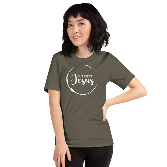 But First Jesus (W) Women's T-Shirt