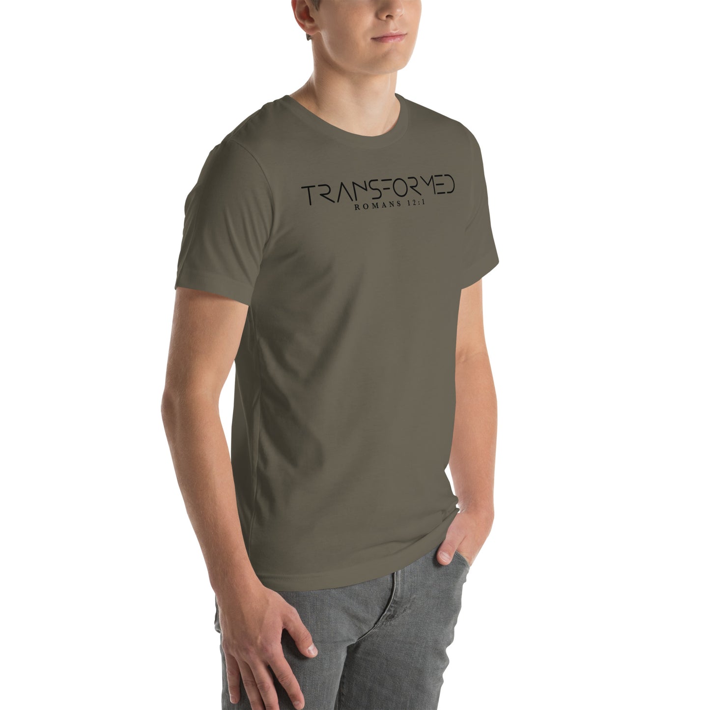 Transformed Romans 12:1 Men's T-shirt