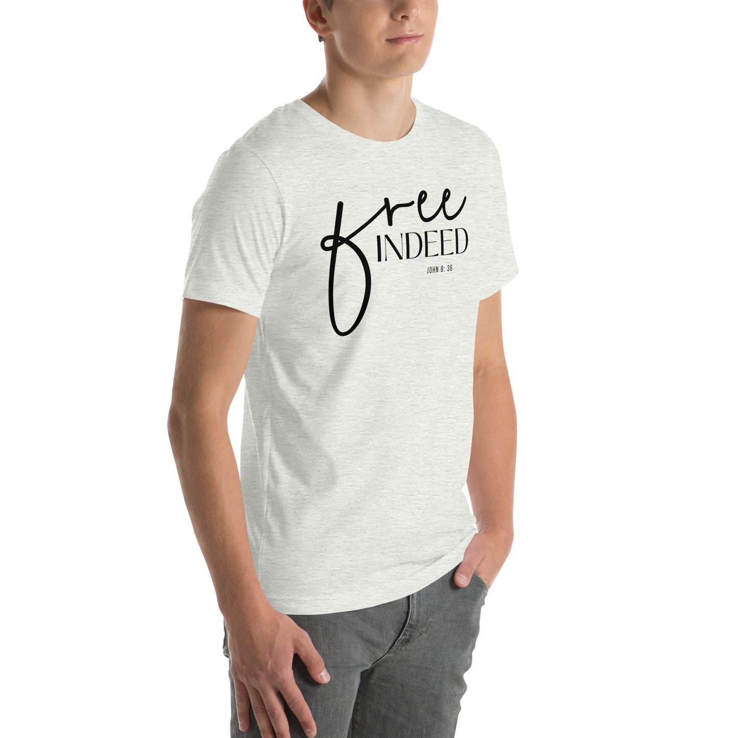 Free Indeed John 8:36 Men's T-shirt