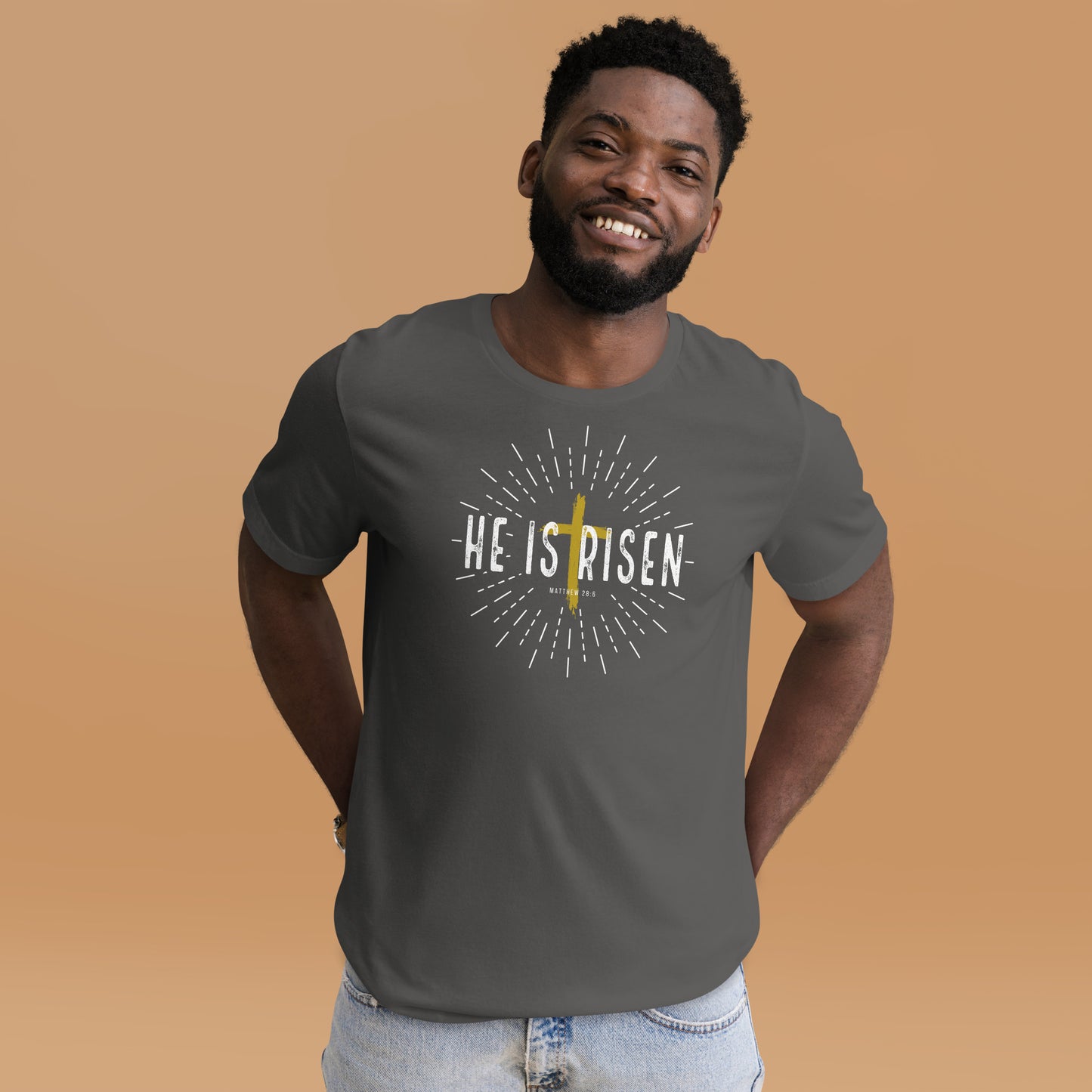 He is Risen Matthew 28:6 Men's T-shirt