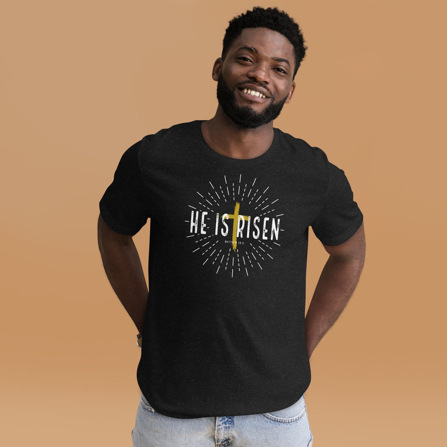 He is Risen Matthew 28:6 Men's T-shirt