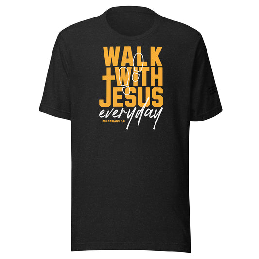 Walk with Jesus Everyday (W) Men's T-shirt