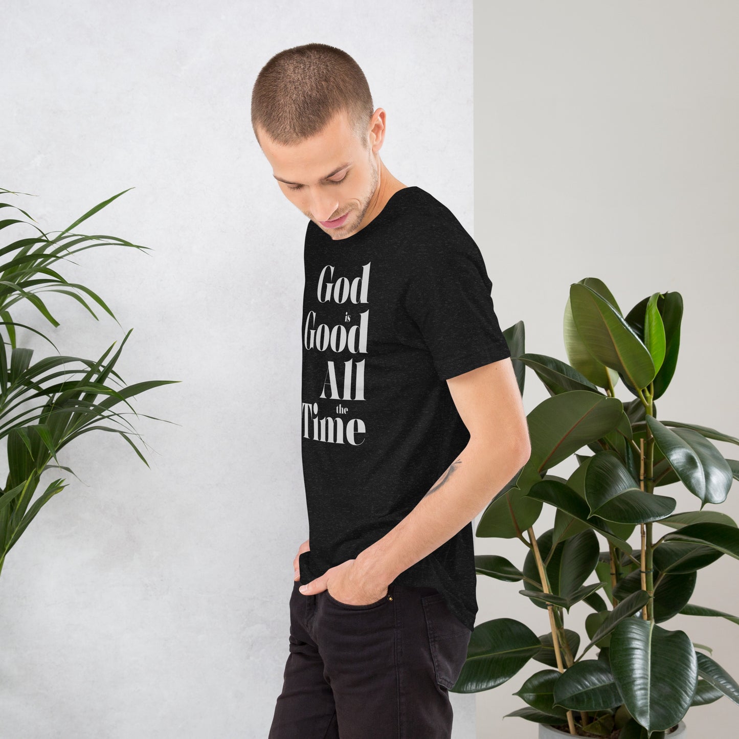 God is Good All the Time Simple Men's T-shirt