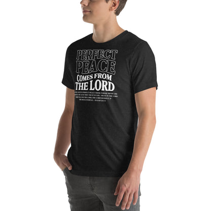 Perfect Peace Comes from the Lord (W) Men's T-shirt