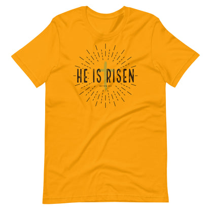 He is Risen Matthew 28:6 Men's T-shirt