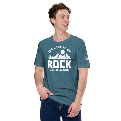 The Lord is My Rock and My Salvation (W) Men's T-shirt