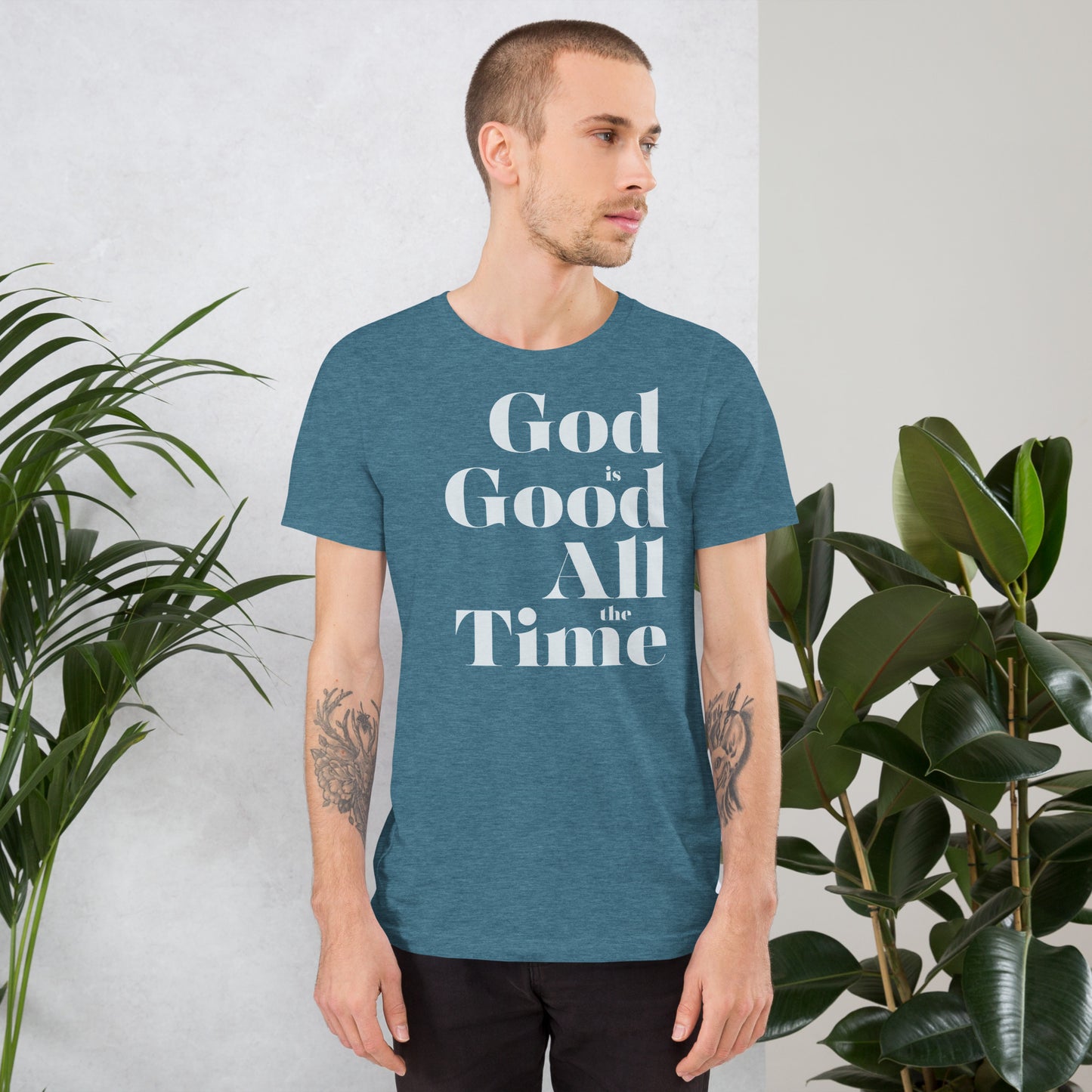 God is Good All the Time Simple Men's T-shirt