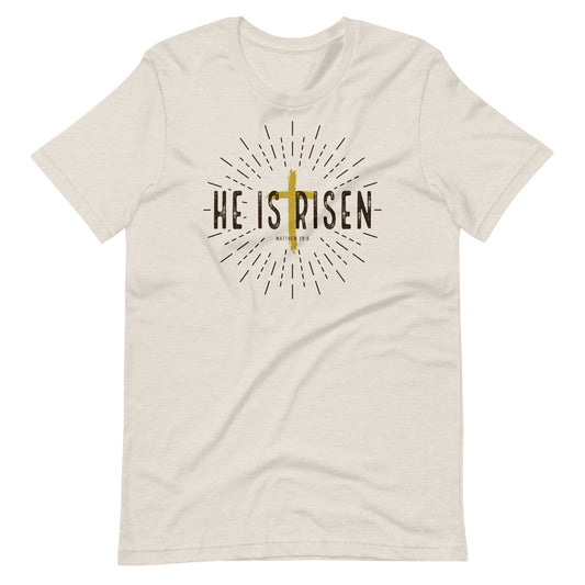 He is Risen Matthew 28:6 Men's T-shirt