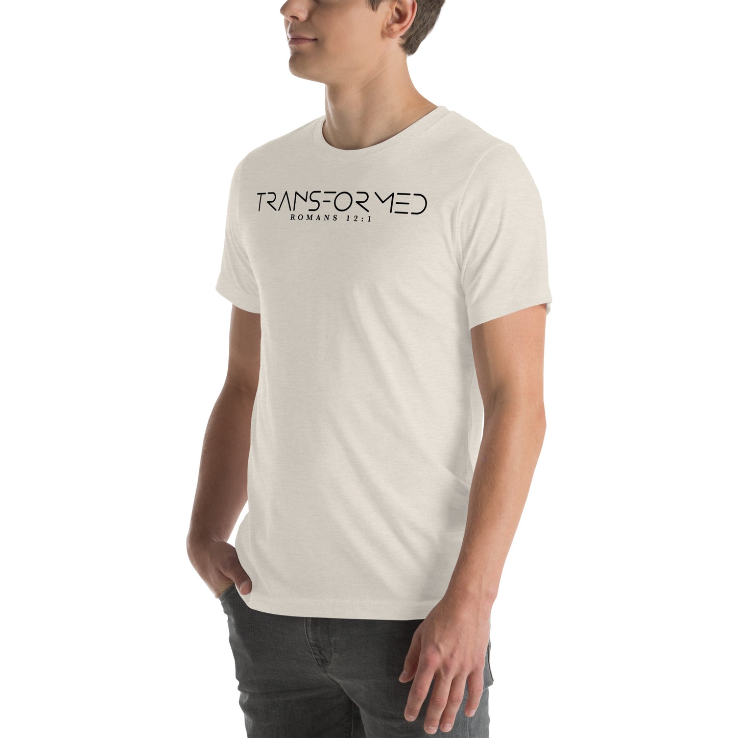 Transformed Romans 12:1 Men's T-shirt