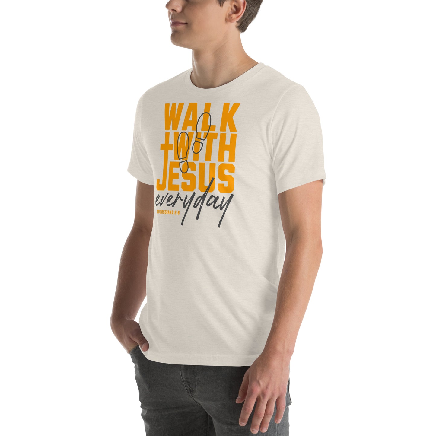 Walk with Jesus Everyday Men's T-shirt