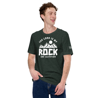 The Lord is My Rock and My Salvation (W) Men's T-shirt