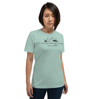 If the Stars Were Made to Worship So Will I Women's T-shirt