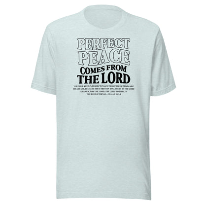 Perfect Peace Comes from the Lord Men's T-shirt