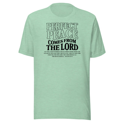 Perfect Peace Comes from the Lord Men's T-shirt